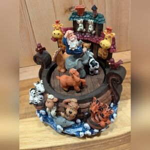 St. Nicholas Square Multicolor Noah's Ark Display Shelf